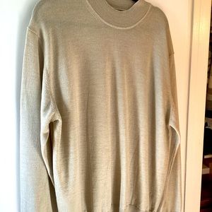 John Ashford Made in Italy Tan Sweater Size XXL